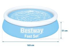 Bestway 57392 vrtni ekspanzijski bazen 183 x 51 cm