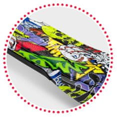 Ricokids Ricokids Piko trokotačni skuter - crni sa šarenim uzorcima