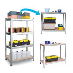 Humberg Metalni set polica za odlaganje, 2 komada, 180 x 90 x 40 cm, HR-812