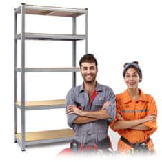 Humberg Metalni set polica za odlaganje, 2 komada, 180 x 90 x 40 cm, HR-812