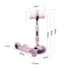Ricokids Ricokids Cubi trokotačni skuter - roza