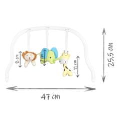 Ricokids Toy bar za stolicu Belo/Lindo/Tugo