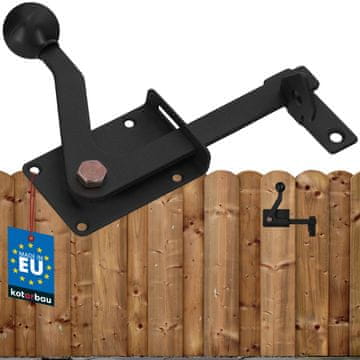 Zapadka za zatvaranje vrata, blokada kapije, crna, 150 mm