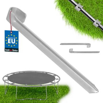 Kotwa wbijana šiljak za trampoline, pocinčana, 430 mm, set od 2 kom