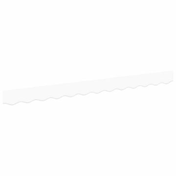 Vidaxl Nadstrešnica Bijelo 230 x 20 cm Platno