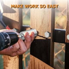 HOME & MARKER® Univerzalni nasadni ključ za matice i vijke – podesivi alat s adapterom za bušilicu | UNISOCK