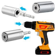 HOME & MARKER® Univerzalni nasadni ključ za matice i vijke – podesivi alat s adapterom za bušilicu | UNISOCK