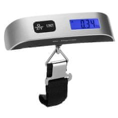 VYZIO® Digitalna vaga za prtljagu s LCD zaslonom – do 50 kg, lagana ručna putna vaga | LUGSCALE