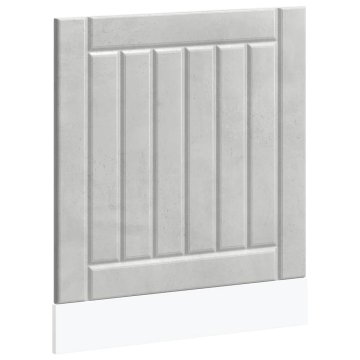 Vidaxl Ploča za perilicu posuđa Lucca boja betona konstruirano drvo