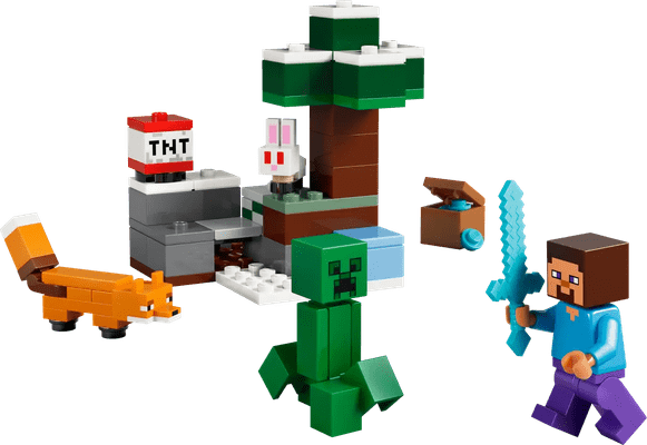 LEGO Minecraft 21583 Steveova avantura u tajgi
