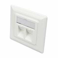 Digitus podžbukna utičnica 2x RJ45 kutna 80x80 DN-93801-1
