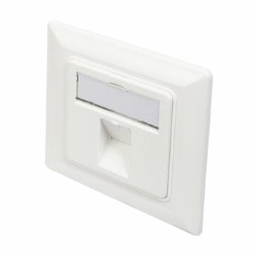 Digitus ugradbena utičnica 1x RJ45 kutna 80x80 DN-93811