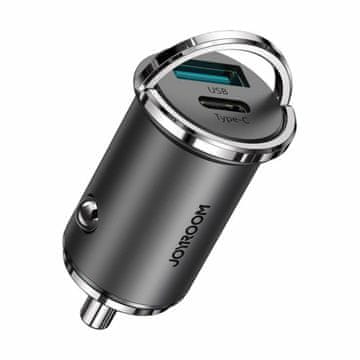 Joyroom punjač automobilski 12V 24V 45W PD QC TipA TipC crni C-A35