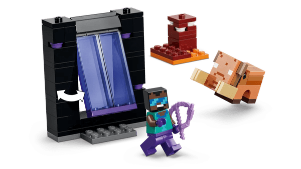 Pojedinosti gradnje bioma Nether i End