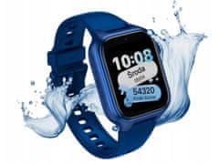 Manta STELIO JUNIOR dječji pametni sat, 4G LTE, SOS tipka, tamnoplava boja