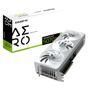 Gigabyte GeForce RTX 5070 Ti AERO OC 16G grafička kartica, 16GB GDDR7 (GV-N507TAERO OC-16GD)