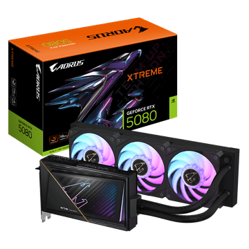 Gigabyte GeForce RTX 5080 AORUS XTREME WATERFORCE 16G grafička kartica, 16GB GDDR7 (GV-N5080AORUSX W-16GD)