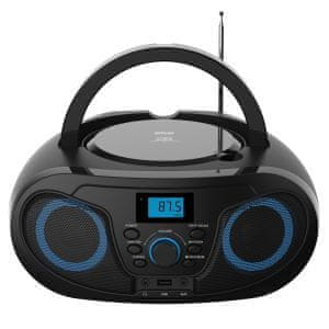 Silva Schneider Prijenosni radio MPC 25.4 s CD-om, USB-om, crne boje