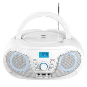 Silva Schneider Prijenosni radio MPC 25.4 s CD-om, USB-om, bijeli