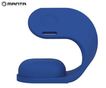 Manta STELIO JUNIOR punjač za pametni sat, za model Stelio Junior 4G / Stelio Junior Pro AI 4G, tamnoplava boja