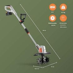 VonHaus Akumulatorski vrtni rahljalnik G-Series 20V