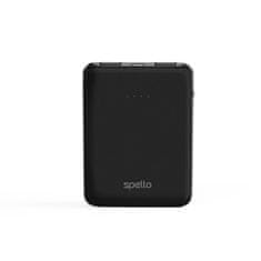 Spello punjiva baterija, 5000 mAh, 10 W, crna