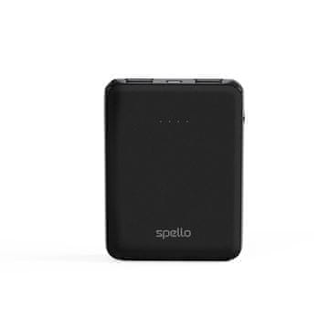 Spello punjiva baterija, 5000 mAh, 10 W, crna