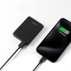 Spello punjiva baterija, 5000 mAh, 10 W, crna