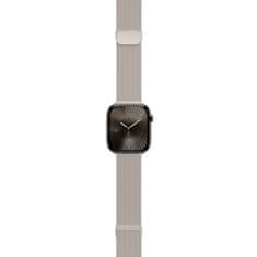 EPICO Milanese+ remen za Apple Watch 38/40/41 mm, zvjezdano bijela
