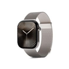 EPICO Milanese+ remen za Apple Watch 38/40/41 mm, zvjezdano bijela