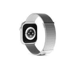 EPICO Milanese+ remen za Apple Watch 38/40/41 mm, srebrna