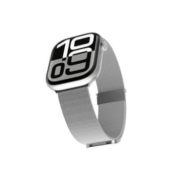 EPICO Milanese+ remen za Apple Watch 38/40/41 mm, srebrna