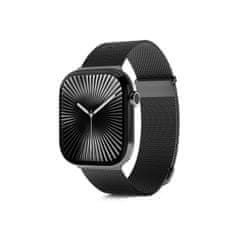 EPICO Milanese+ remen za Apple Watch 42/44/45/46/49mm, tamno siva