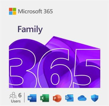 Microsoft 365 Family softver, slovenski, 1 godina pretplate