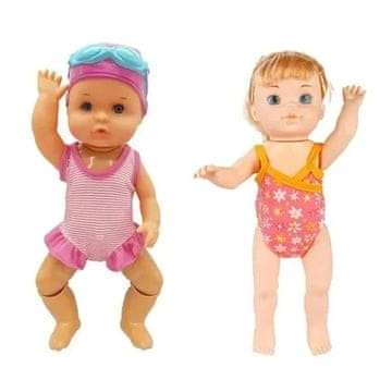 JOJOY® Plutajuća lutka za kupanje BUDDYSWIM LILY (1+1 gratis), Vodootporna dječja igračka za igru u vodi, Realistična plivalica za djecu | B2UDDYSWIM