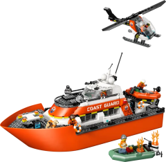 LEGO Grad 60504 Obalna straža Spasilački brod i helikopter