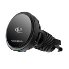 Mobile-origin CA24 auto punjač, 25 W, MagSafe, Qi2, crni