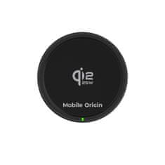 Mobile-origin CA24 auto punjač, 25 W, MagSafe, Qi2, crni
