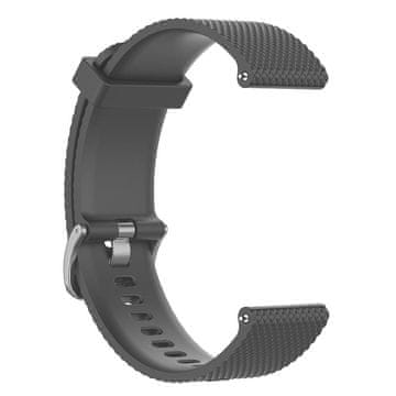 BStrap Silicone Land remen za Samsung Galaxy Watch 3 41mm, dark gray