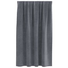 Vidaxl Zavjese za zamračivanje 2 pcs Svijetlo siva 140 x 140 cm Baršun