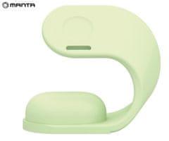 Manta STELIO JUNIOR punjač za pametni sat, za model Stelio Junior 4G / Stelio Junior Pro AI 4G, zelena (Pistacchio Green)