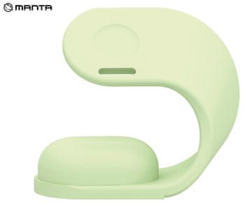 Manta STELIO JUNIOR punjač za pametni sat, za model Stelio Junior 4G / Stelio Junior Pro AI 4G, zelena (Pistacchio Green)