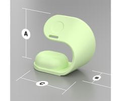 Manta STELIO JUNIOR punjač za pametni sat, za model Stelio Junior 4G / Stelio Junior Pro AI 4G, zelena (Pistacchio Green)