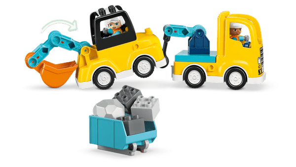 Različite kombinacije građevinskih vozila