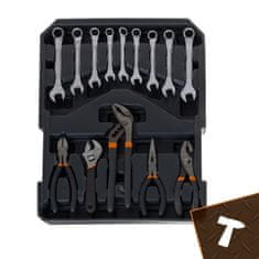 BIGSTREN Set od 1000 nasadnih ključeva i MIX alata u kutiji s kotačićima