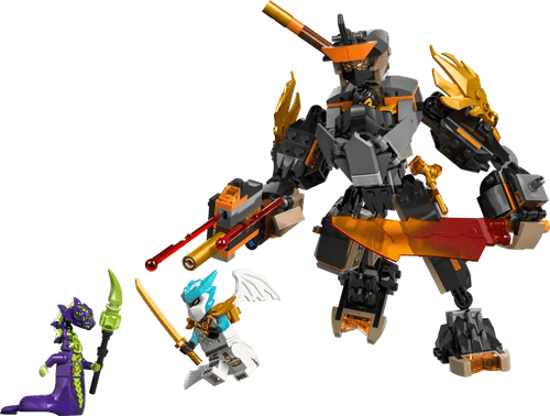 NINJAGO 71854 Cole's Mission Mech & Dragon Zane