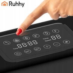 Ruhhy Planetarni robotski mikser od 2300 W s dodirnim LCD zaslonom, grijanom posudom + vagom, crni, 5,5 l