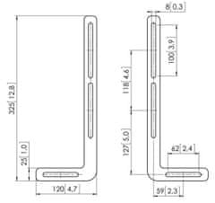 Vogels SOUND1250, nosač za soundbar zvučnike