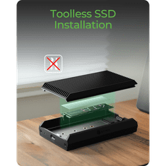 IcyBox IB-1920M-C42 kućište za M.2 NVMe s USB 4 tehnologijom