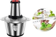 JOJOY® Višenamjenski električni sjeckalica za meso i povrće, miješanje, mljevenje, drobljenje MULTIMINCER + strugalica za češnjak i đumbir MINIGRINDER | MULTIMINI